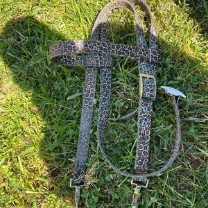 Leopard Print Headstall